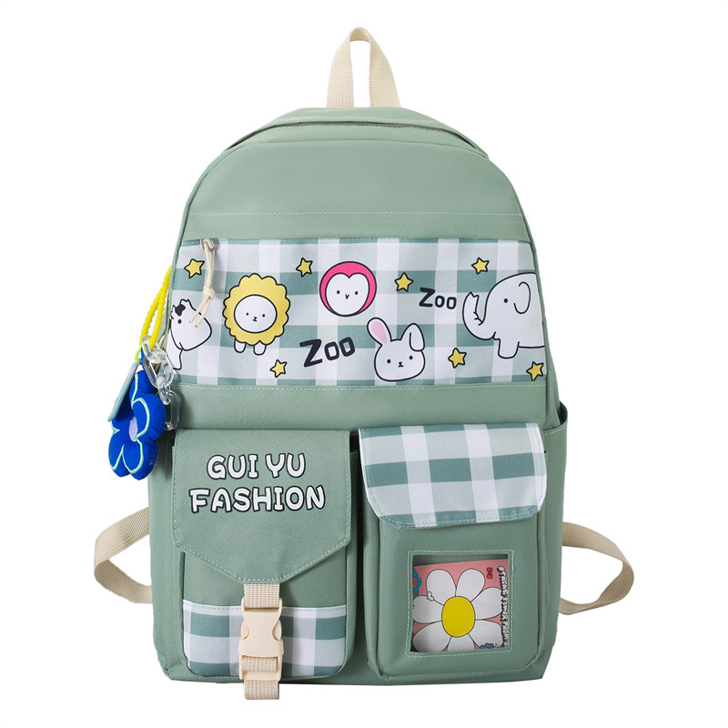 New Arrival Girlish Style Junior High School Student Campus Schoolbag Women's Simple Casual Backpack