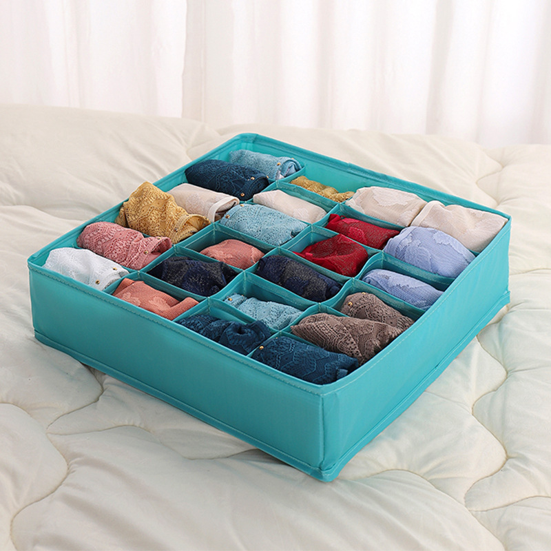 24 Grid Underwear Socks Storage Box New Washable Exclusive Amazon Cotton Underwear Storage Box