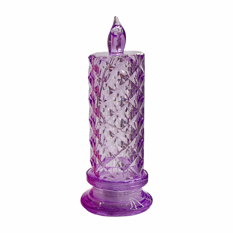 Rose Pattern Refraction Led Electronic Candle Light