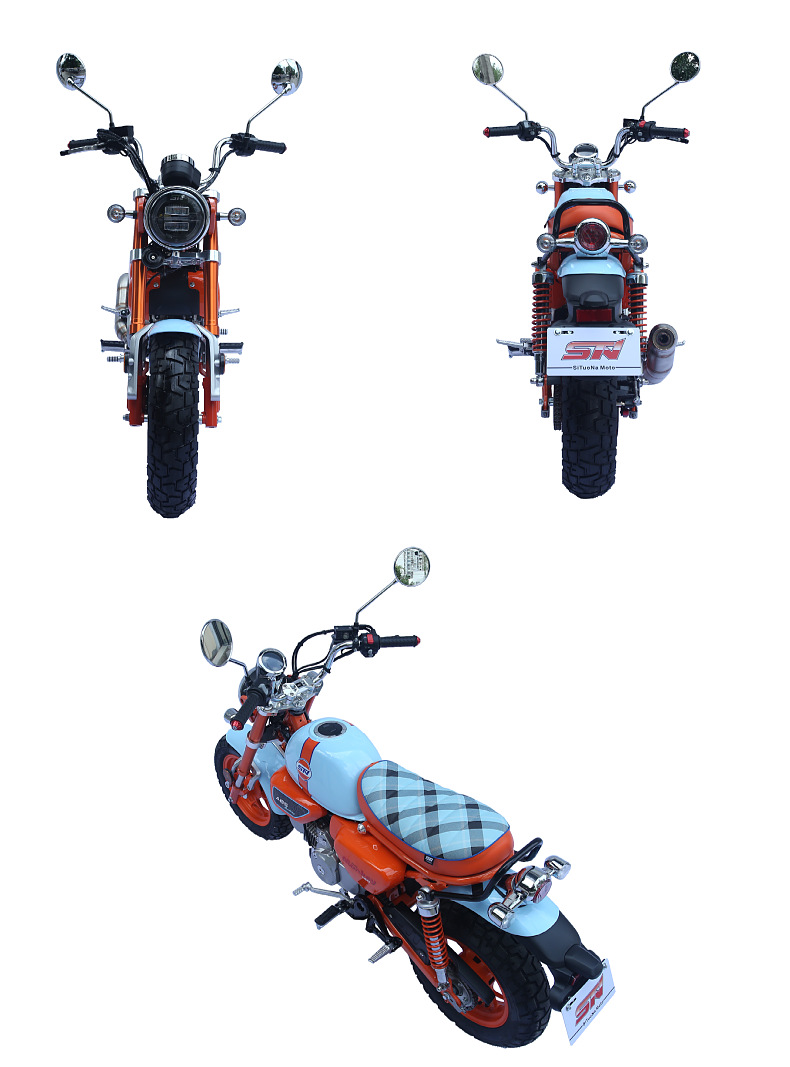 Double Lion Stoner Ape 125 Motorcycle Can Be Registered Nationwide Monkey Small Monkey Motorcycle Unisex