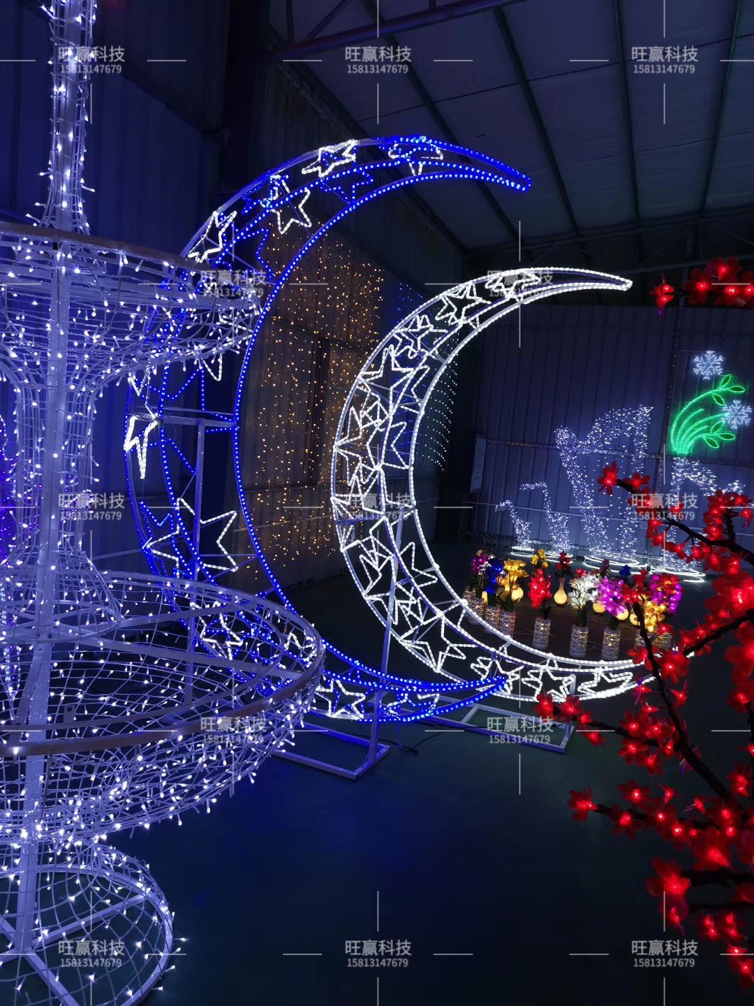 led月亮景观灯 户外造型灯中秋国庆节日布置装饰灯光节亮化灯光秀