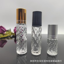 工厂现货批发 小容量滚珠瓶 苦瓜瓶身菠萝瓶3/5ml  精油瓶钢滚珠