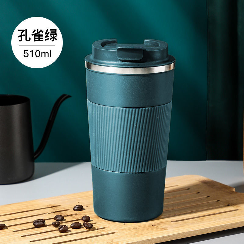 Hot Sale New 304 Stainless Steel Coffee Cup Portable Vehicle-Mounted Cup Handy Vacuum Mug Gift Wholesale