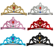 生日皇冠儿童生日派对用品公主皇冠布质头箍蛋糕装饰道具皇后王冠