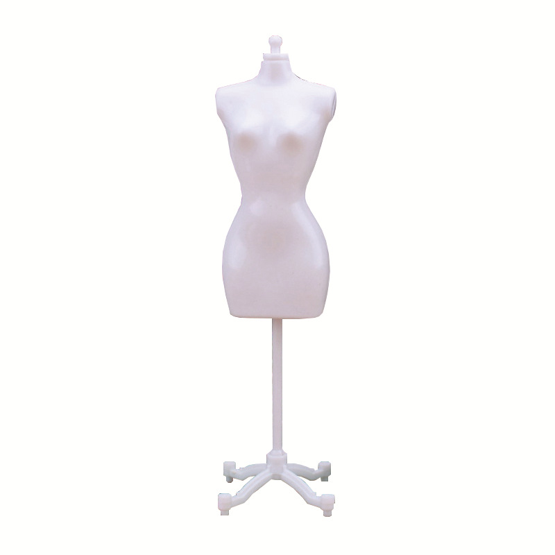 Yi Tian Barbie Doll Makeover Clothes Humanoid Mannequin Skirt Bracket Accessories DIY Mannequin Hanger Toy