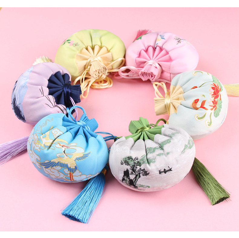 端午节香包香囊空袋随身挂脖古风中草药锦囊宫廷荷包艾草粉末香袋