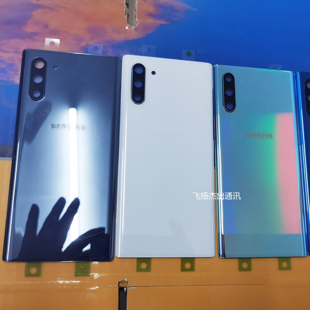 适用三星note10电池盖note10  后盖 note10plus电池盖 带镜框后壳