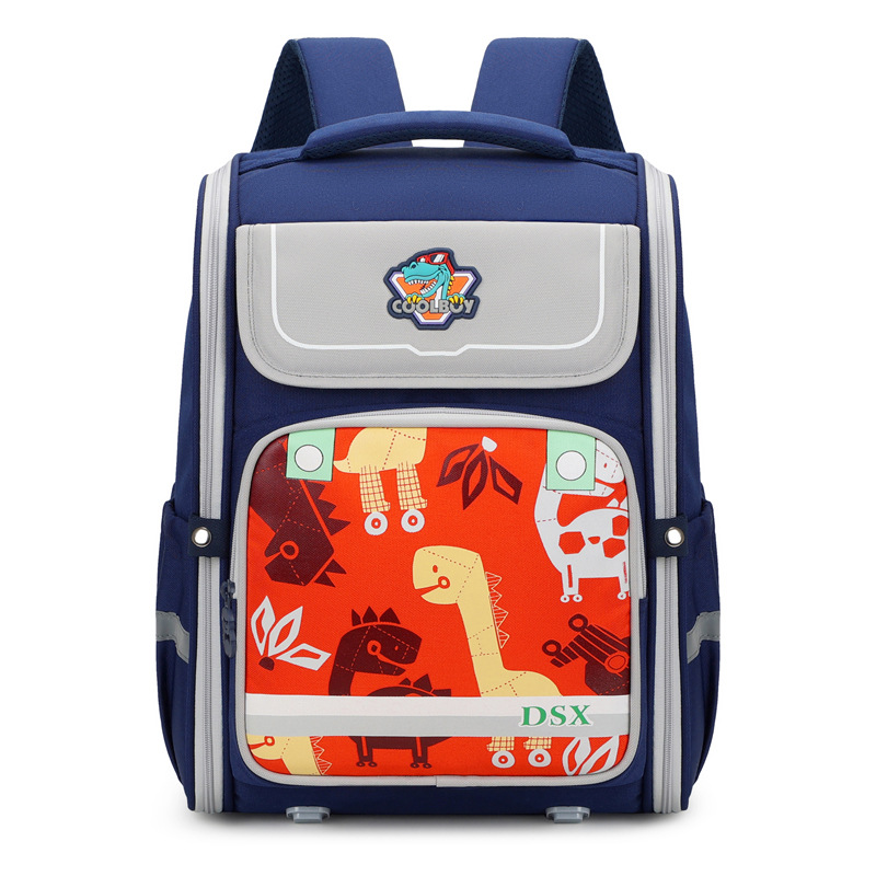 2023 New Children's Primary School Schoolbag Super Light and Burden-Free Spine Protection Large Capacity Girls' Cartoon Schoolbag Wholesale