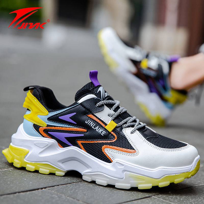 金莱克运动鞋男青少年韩版百搭老爹鞋男夏季新款男士休闲跑步潮鞋