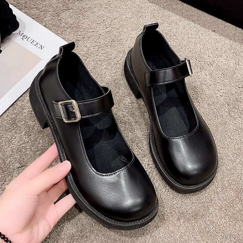 Flat JK Uniform Season Loafers Women's 2023 Small Leather Shoes Japanese College Style Pumps Retro British Style Lolita Shoes