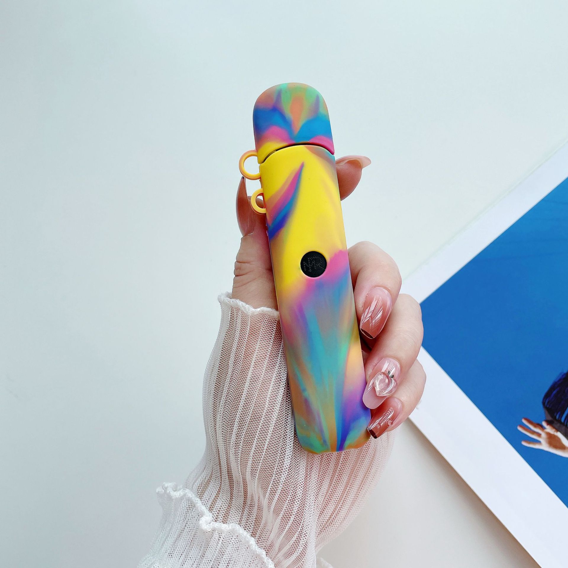 新款适用于国标迷睿保护套电子器烟套迷睿硅胶套防滑防刮花保护套