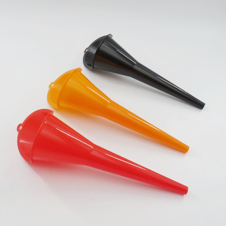 斜口加长嘴漏斗多用机油加长加油漏斗 多功能家用跨境彩色