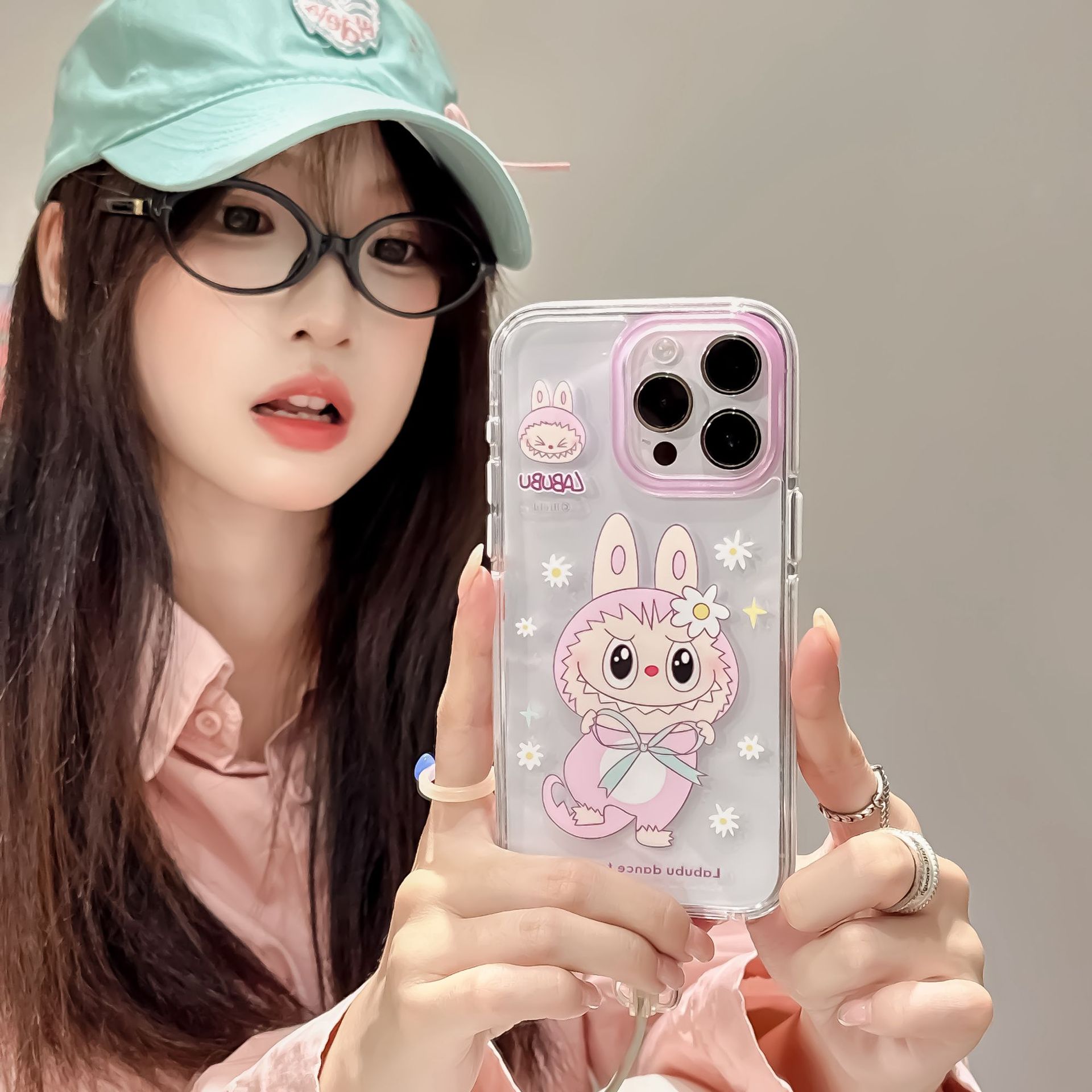 果冻可爱卡通人物适用iphone15promax苹果14少女手机壳13保护套12