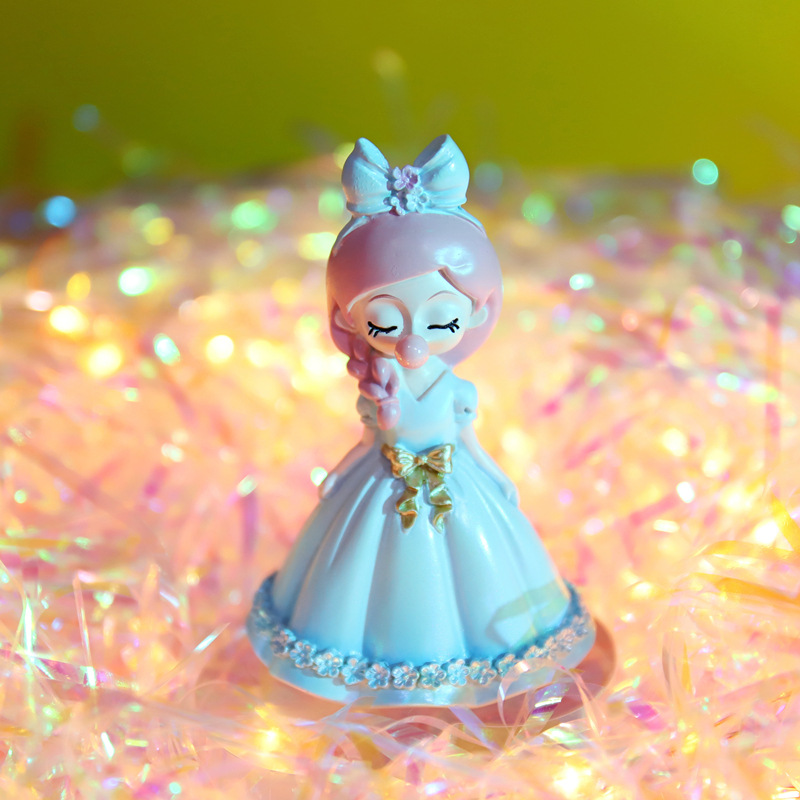 梦幻少女心泡泡女孩盲盒创意礼服公主装饰摆件送女生闺蜜朋友礼物