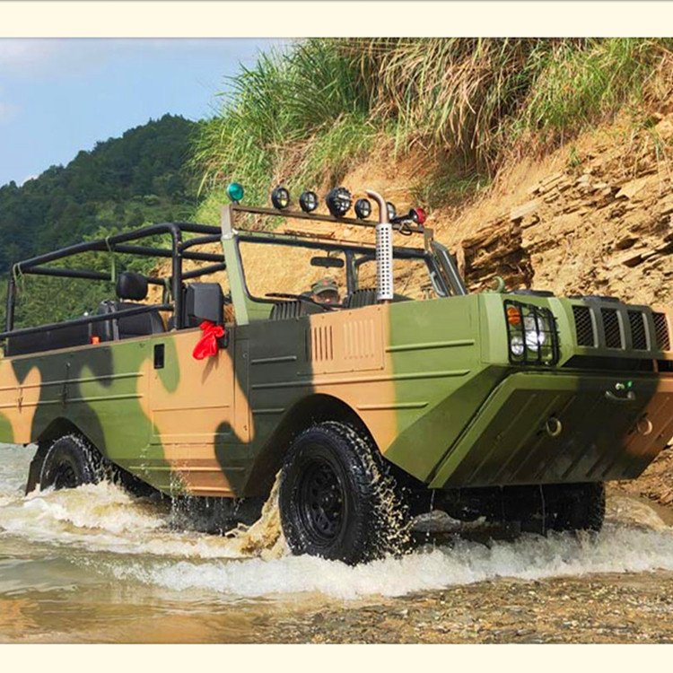 派邦全地形水陆两栖救援车橡胶履带式两用栖车各种地形下两用栖车