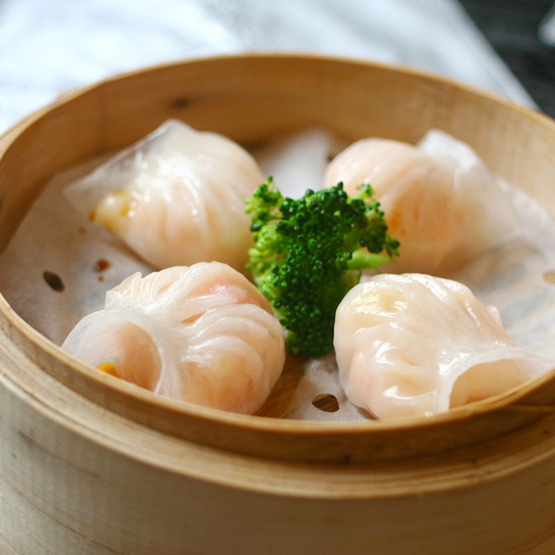 水晶虾饺加藤利广式早茶点心茶楼酒楼港式茶餐厅烧卖干蒸商用批发