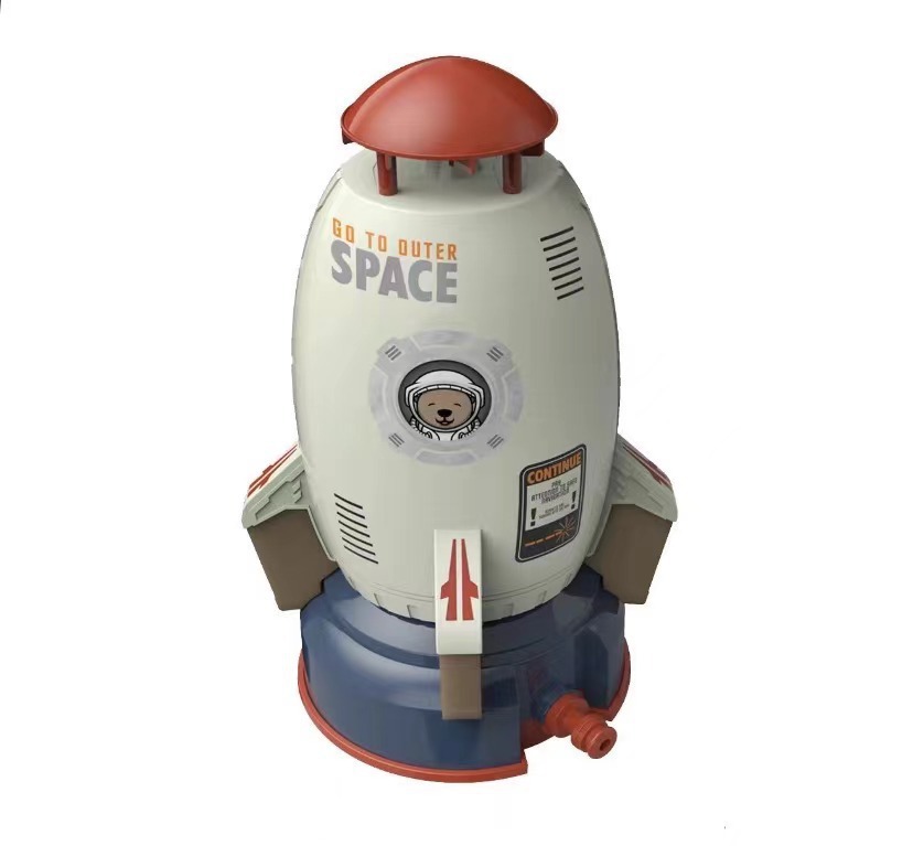 Space Rocket Sprinkler Children's Rotating Kweichow Moutai Water Toys