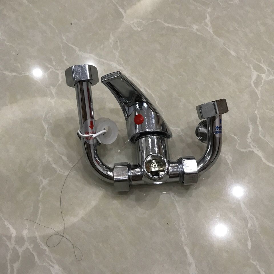 【24小时发货】电热水器u型混水阀明装龙头冷热开关混合阀淋浴花