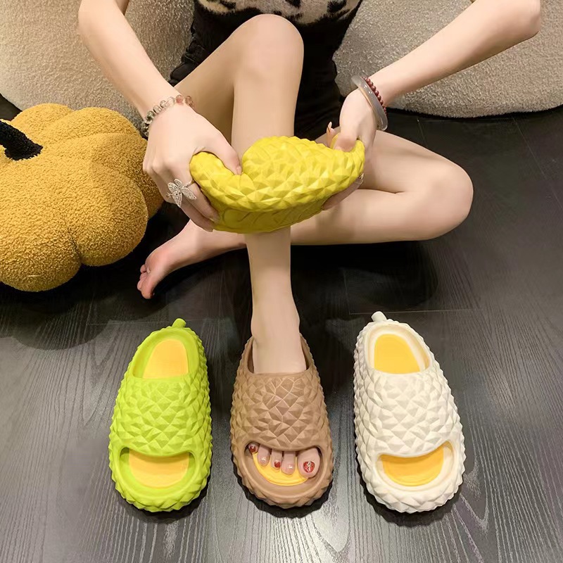 Summer New Durian Slippers Women's Outdoor Wear Drooping Slippers Men's Home Indoor Non-Slip Slipper Foreign Trade