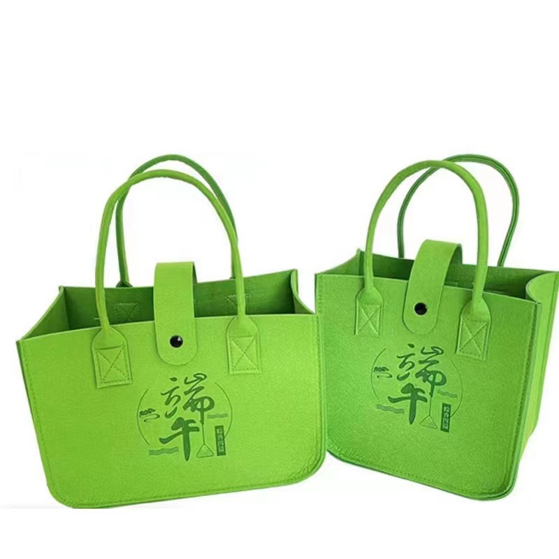 Dragon Boat Festival Felt Bag Customized Zongzi Packaging Handbag Enterprise Advertising Gift Bag Companion Gift Bag Buggy Bag