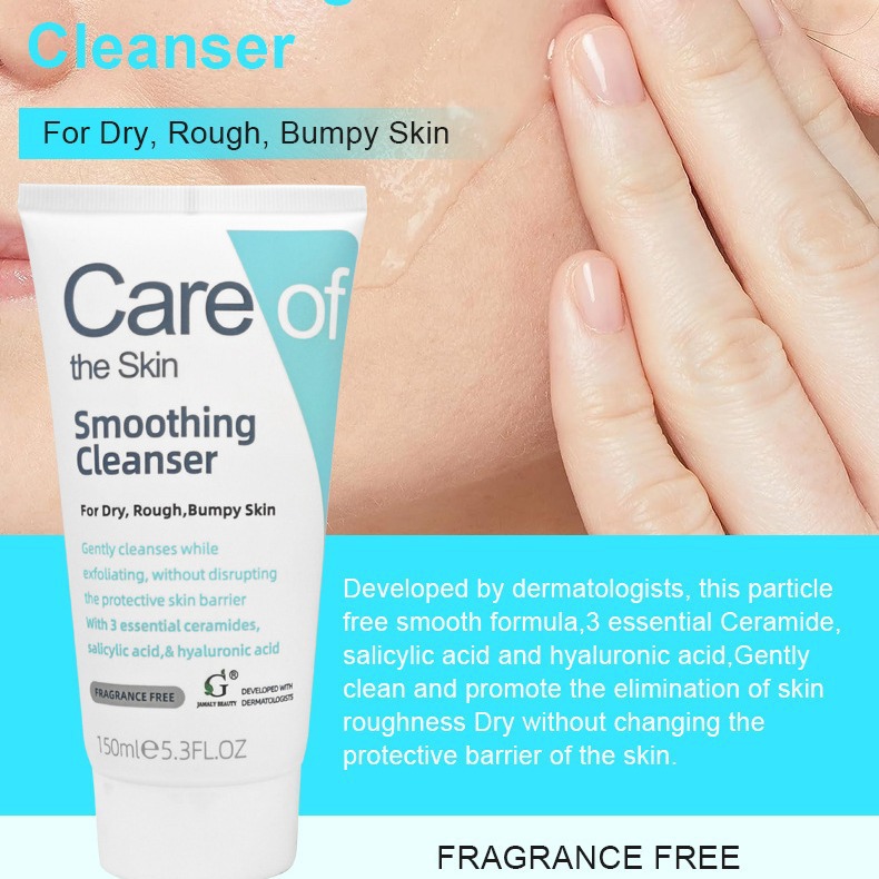 跨境英文水杨酸泡沫洗面奶深层清洁不紧绷乳液洁面乳cle