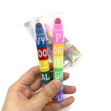 超时新款创意DIY可拼接固体果冻荧光笔 复古色+荧光色重点标记笔