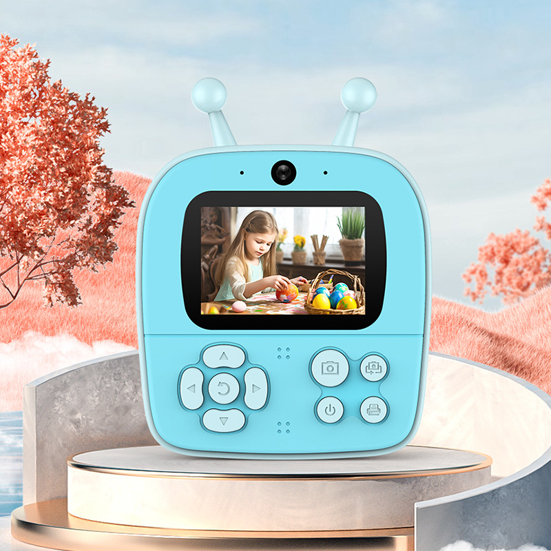 New Q5 Polaroid Children's Camera Printable Hd Dual Camera Comes with Beauty 2.4 Screen with Lanyard Wholesale