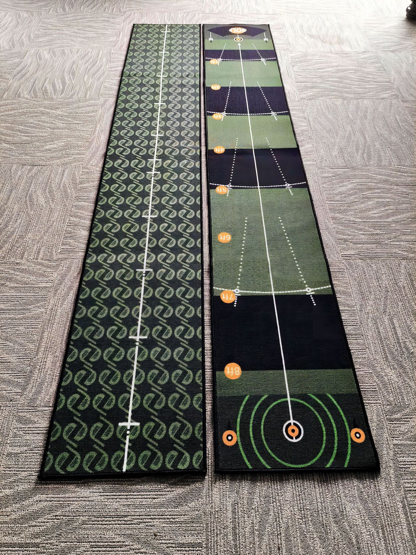 科洋定制高尔夫双面打击垫 办公家庭推杆两用练习毯 成人儿童球垫