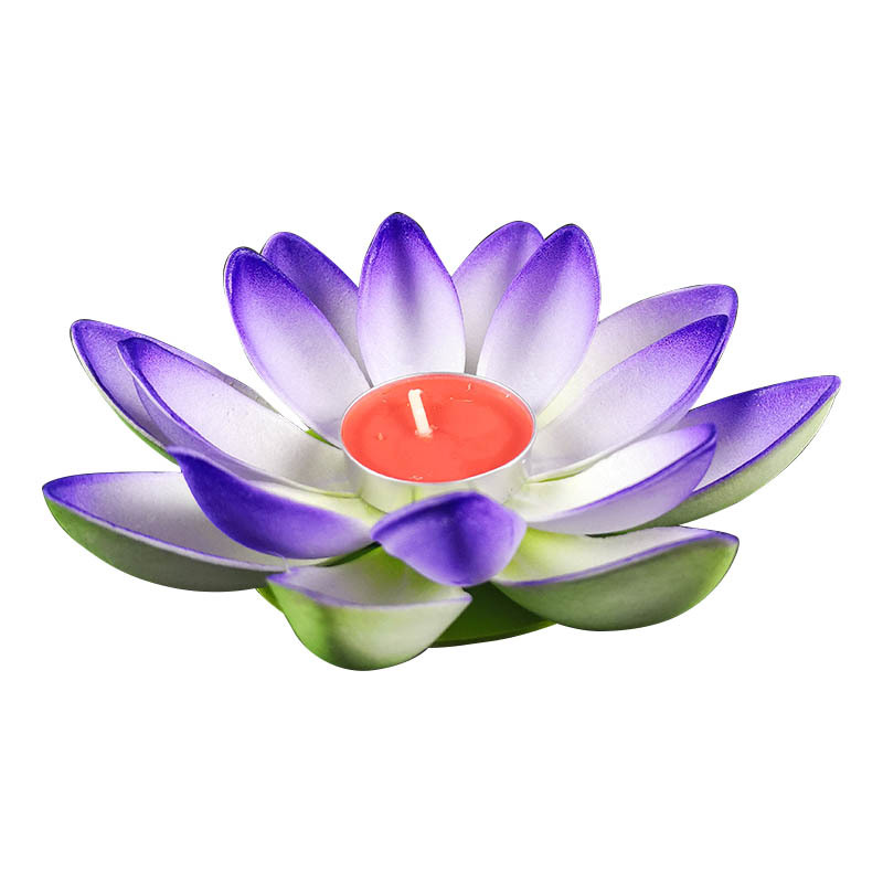 许愿莲花灯蜡烛荷花灯水灯中元节中秋节祈福灯12cm至28cm工厂现货