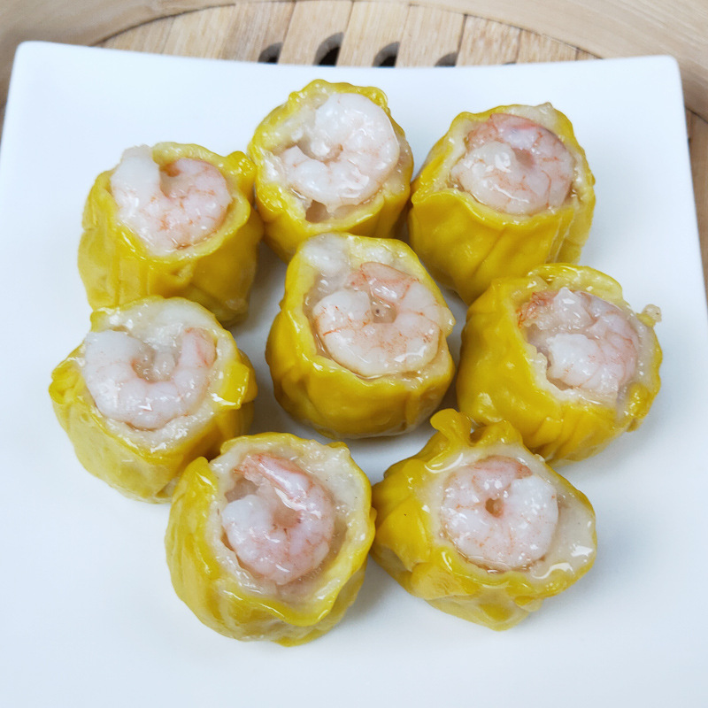 虾仁烧卖猪肉烧麦干蒸点心早餐速冻广式干蒸港式茶餐厅虾肉烧卖皇