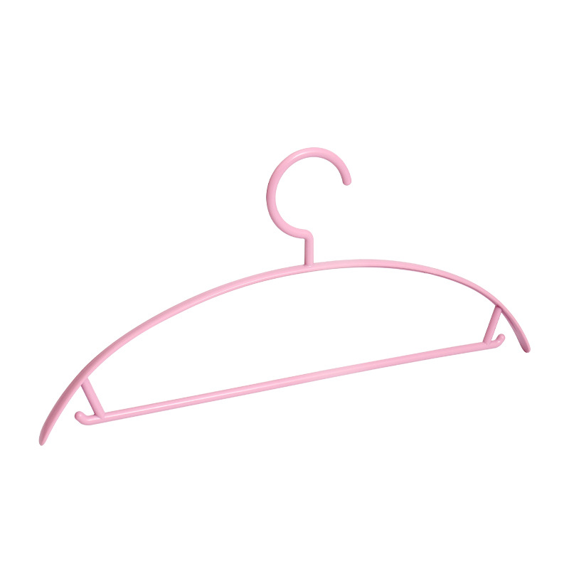 Invisible Hanger Semicircle Thickened Wide Shoulder Clothes Hanger Household Adult Wet and Dry Plastic Non-Slip Clothes Hanger Clothes Support Wholesale