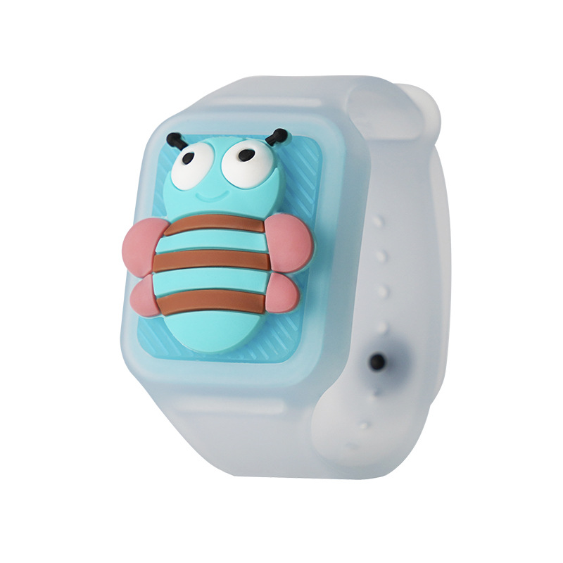 卡通动物驱蚊手环发光闪光蚊不叮立体硅胶儿童夏季防蚊植物精油