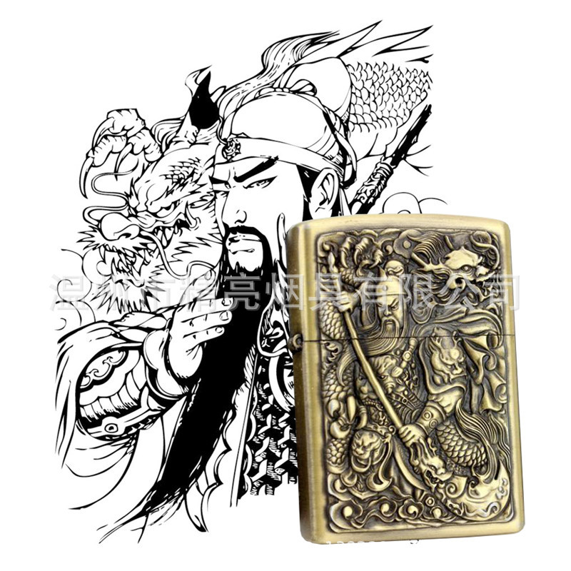 Creative Lol Metal Kerosene Lighter Relief Character League of Legends Lighter League Reward Gift Wholesale