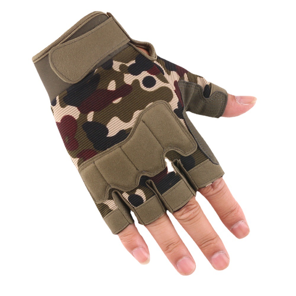 战术半指手套军迷男女士户外运动登山骑行训练野战cs演出健身手套