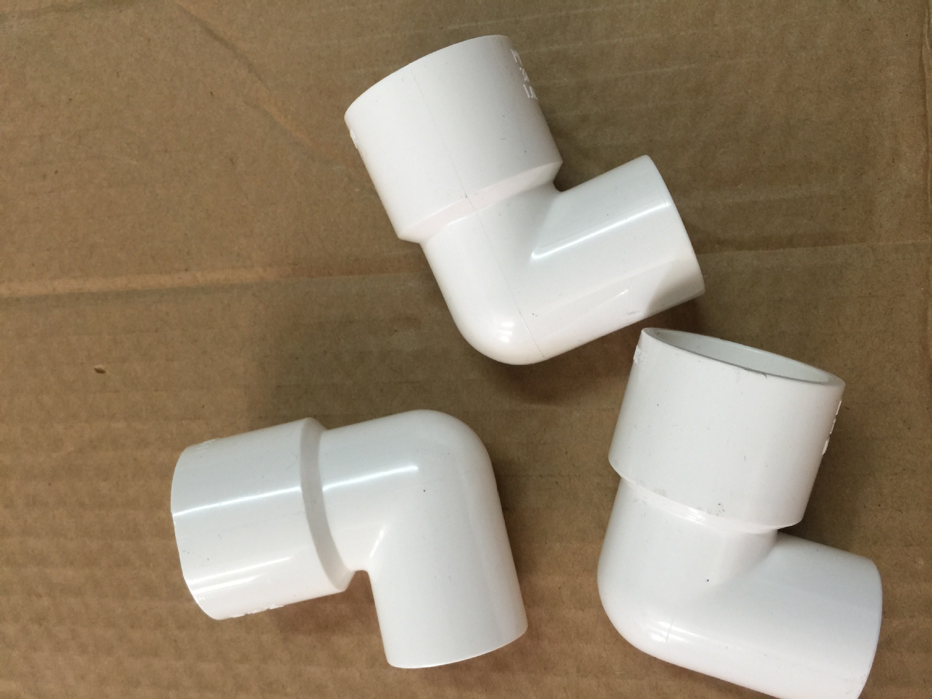 联塑pvc配件给水 异径弯头 公称压力1.6mpa 25*20—50*40