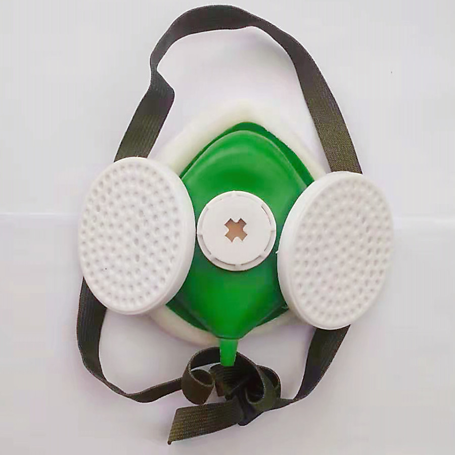 双箭龙防尘口罩工业粉尘打磨建筑煤矿水泥厂海绵塑料防颗粒呼吸器