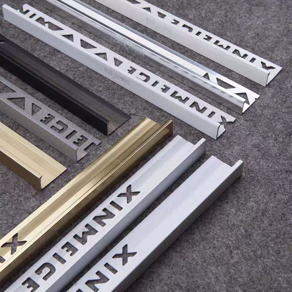 鑫美格瓷砖直角阳角线地板条地砖收口金属条包边条封边隔条铝合金
