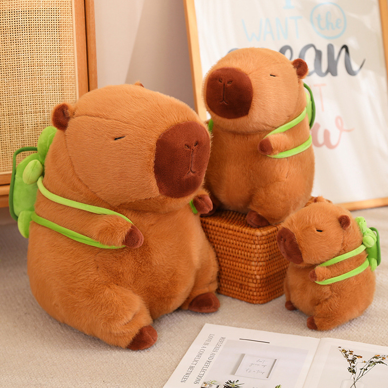 Capabala Figurine Doll Plush Toy Pillow Capybara Online Influencer Cute Doll Ragdoll Capabra