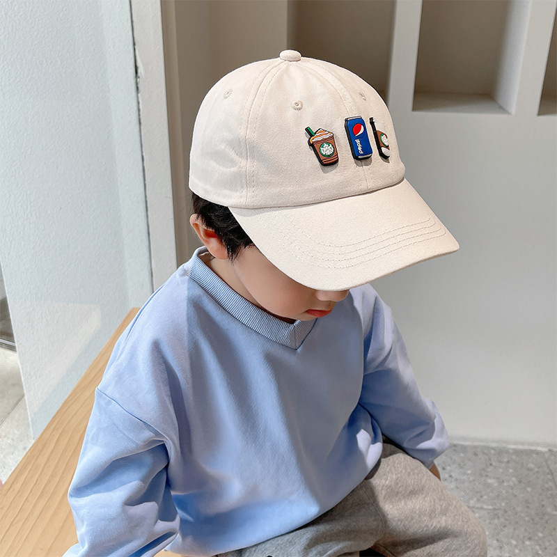 宝宝帽子春秋季薄款男童女童百搭鸭舌帽韩版帅气儿童棒球帽夏天潮