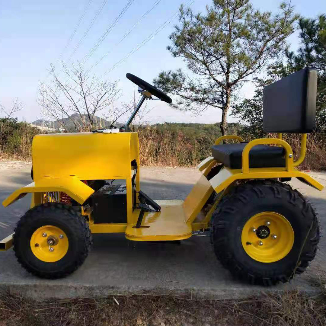 网红商场油桶小火车 公园户外儿童电动无轨油桶火车 代步游乐设备