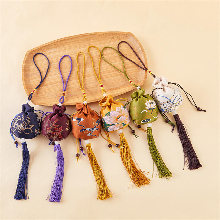 端午香包古风汉服荷包随身香囊空袋刺绣寺庙宫廷包香包车挂件香袋