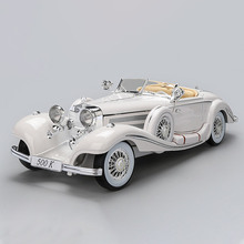 美驰图正版合金车收藏模型汽车梅赛德斯奔驰1:18 1936 500K老爷车