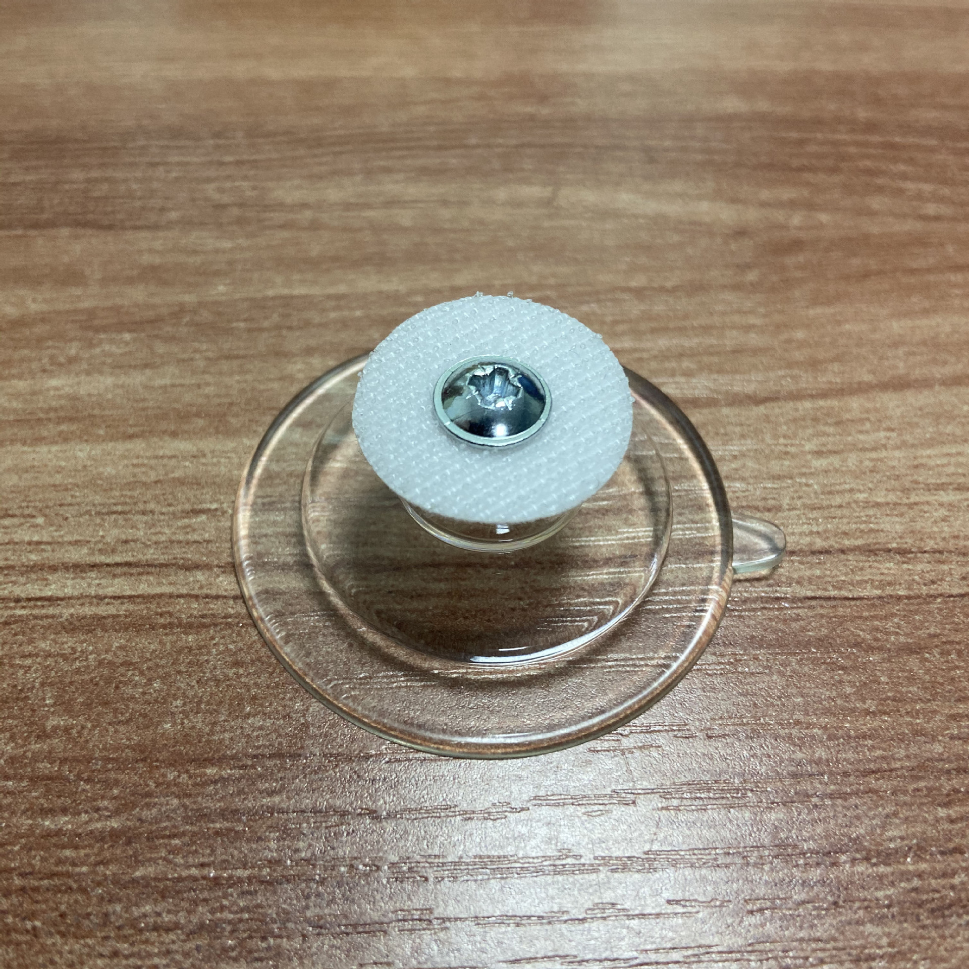 45mm直孔魔术贴吸盘 家用汽车窗帘吸盘 透明pvc吸盘跨境环保材质