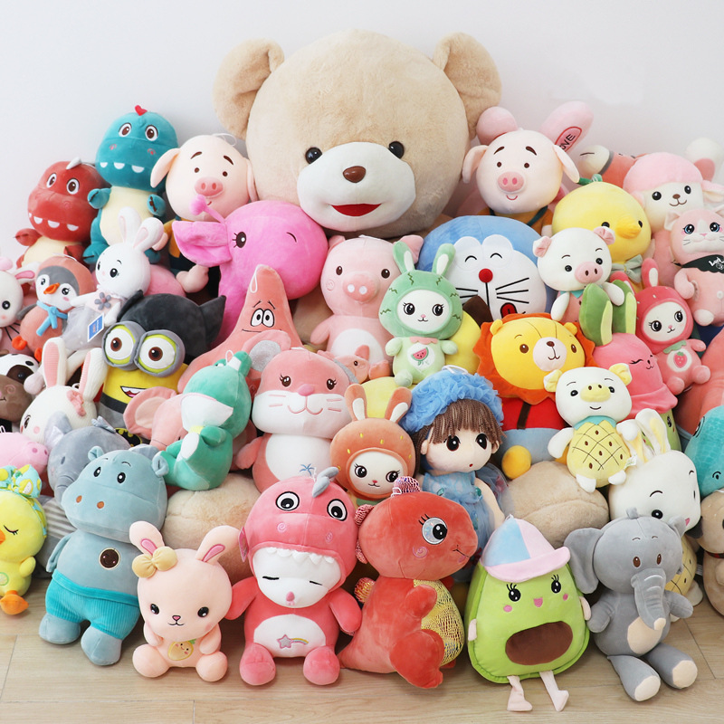 毛绒玩具婚庆婚礼抛洒娃娃小公仔套餐大礼包结婚活动抓机玩偶批发