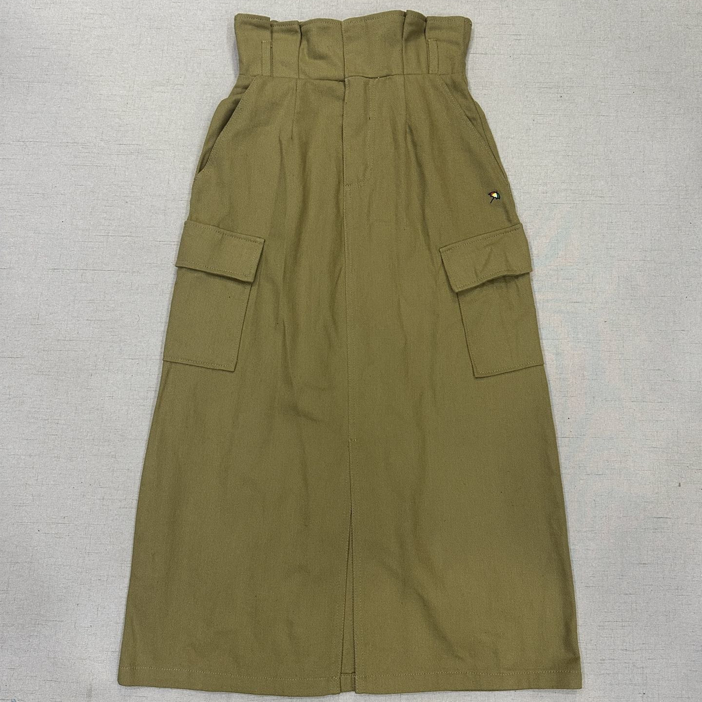 925901原单小雨伞棉刺绣半身裙2023新款女装时尚百搭半裙裙子腰裙