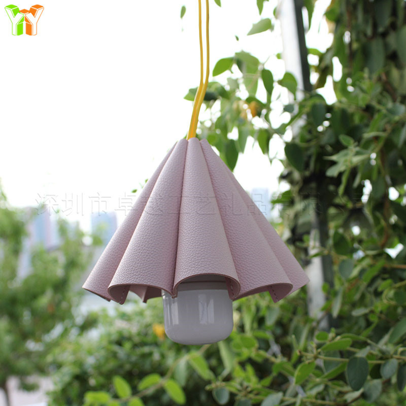 户外照明led皮革防尘罩 帐篷灯氛围灯灯罩露天八角挂灯聚光罩