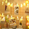 厂家供应新款照片夹子灯串led创意彩灯 圣诞树装饰灯房间氛围灯