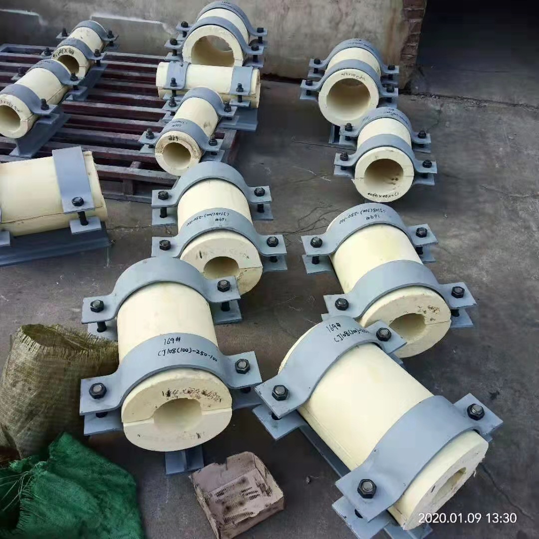 厂家供应 大口径聚氨酯保冷管托 聚氨酯保温支架 发泡保冷管托