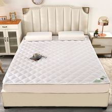 水洗防滑酒店软床垫 宾馆家用床护垫 磨毛白色绗缝床垫保护垫批发