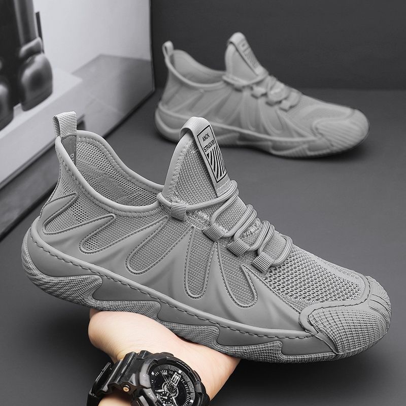 Men's Shoes 2023 Spring New Men's Sneaker Popular Flying Woven Breathable Running Shoes Casual Men's Shoes